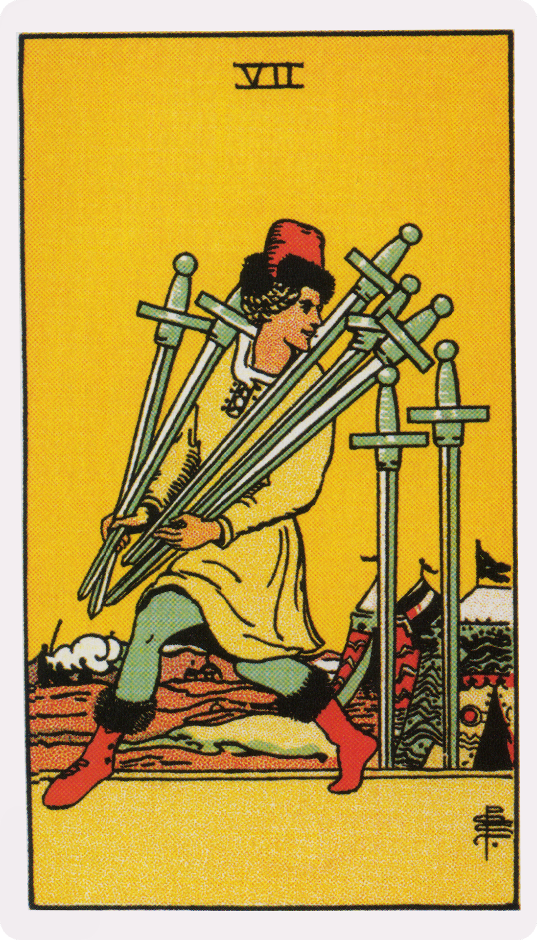 Is Seven of Swords a yes card?